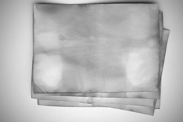 Aged Paper Sheet Blank Old Background Dust Dirty Stains Vintage — 스톡 사진