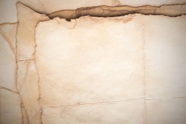 Aged Paper Sheet Blank Old Background Dust Dirty Stains Vintage — 스톡 사진