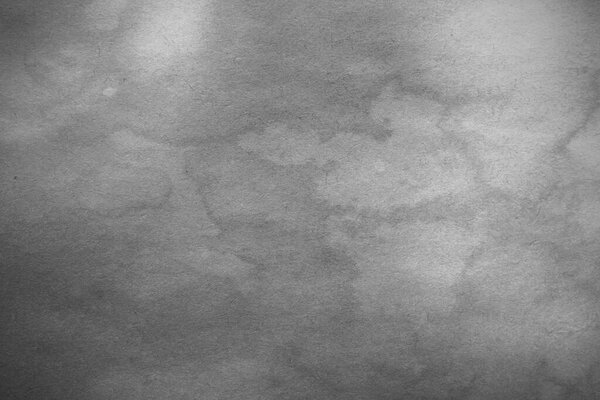 Стареющий лист бумаги. Пустой старый фон с пылью и грязными пятнами. Винтажное и антикварное искусство. Подробная съемка студии крупным планом. Вид спереди. Toned
