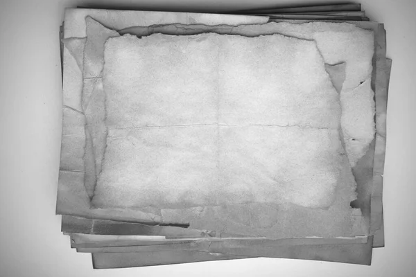 Aged Paper Sheet Blank Old Background Dust Dirty Stains Vintage — 스톡 사진