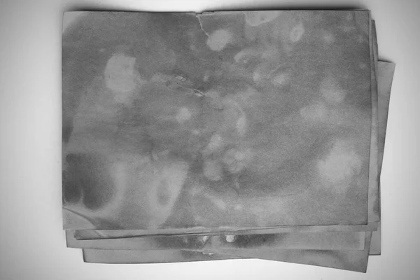 Aged Paper Sheet Blank Old Background Dust Dirty Stains Vintage — 스톡 사진