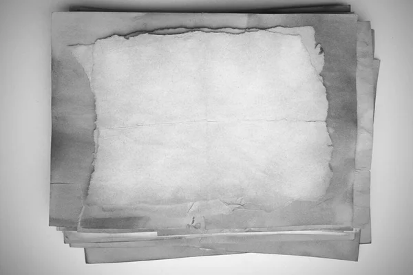 Aged Paper Sheet Blank Old Background Dust Dirty Stains Vintage — 스톡 사진