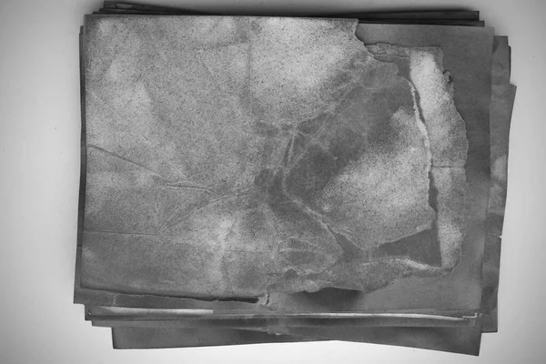 Öregített Papírlap Üres Háttér Porral Koszos Foltokkal Vintage Antik Művészeti — Stock Fotó
