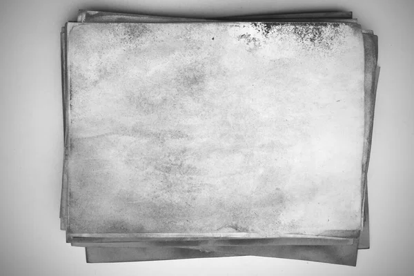 Aged Paper Sheet Blank Old Background Dust Dirty Stains Vintage — 스톡 사진