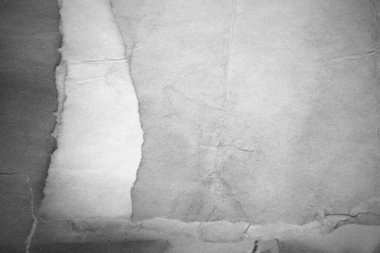 Eski kağıt çarşaf. Toz ve kirli lekelerle dolu boş bir arka plan. Eski ve antika sanat konsepti. Ayrıntılı yakın çekim stüdyo çekimi. Ön manzara. Ayarlanmış