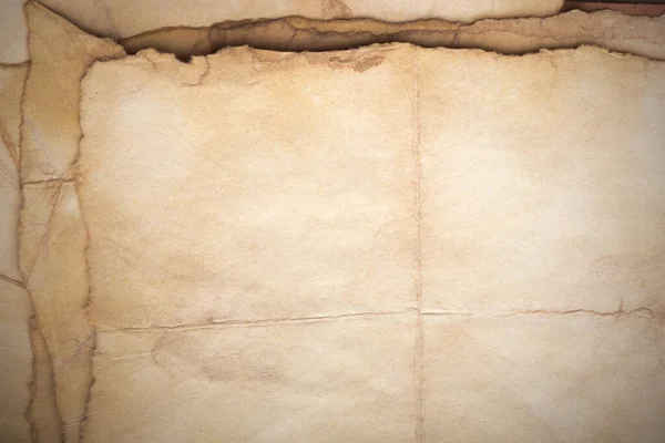 Aged Paper Sheet Blank Old Background Dust Dirty Stains Vintage — Stok fotoğraf