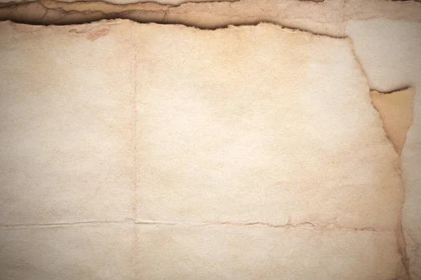 Aged Paper Sheet Blank Old Background Dust Dirty Stains Vintage — 图库照片