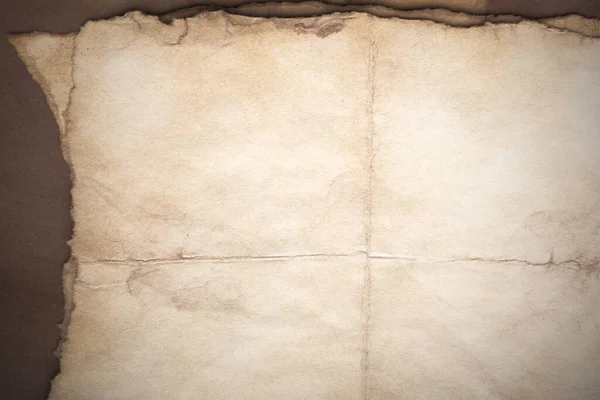 Aged Paper Sheet Blank Old Background Dust Dirty Stains Vintage — 图库照片