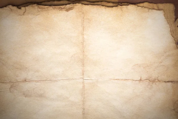Aged Paper Sheet Blank Old Background Dust Dirty Stains Vintage — Stok fotoğraf