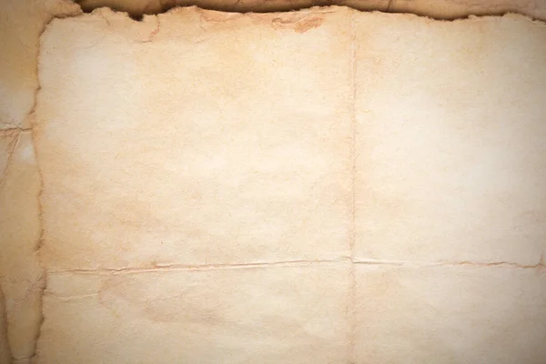 Aged Paper Sheet Blank Old Background Dust Dirty Stains Vintage — ストック写真