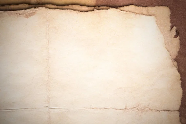 Aged Paper Sheet Blank Old Background Dust Dirty Stains Vintage — 스톡 사진