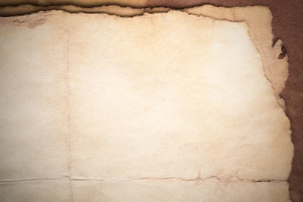 Aged Paper Sheet Blank Old Background Dust Dirty Stains Vintage — 스톡 사진