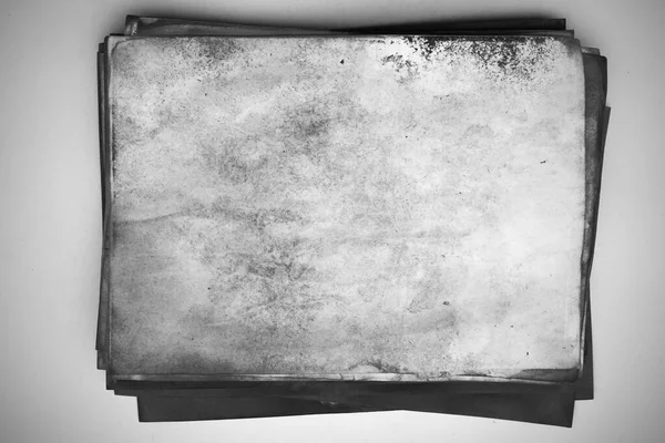 Aged Paper Sheet Blank Old Background Dust Dirty Stains Vintage — 스톡 사진