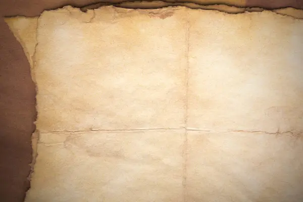 Aged Paper Sheet Blank Old Background Dust Dirty Stains Vintage — Stok fotoğraf