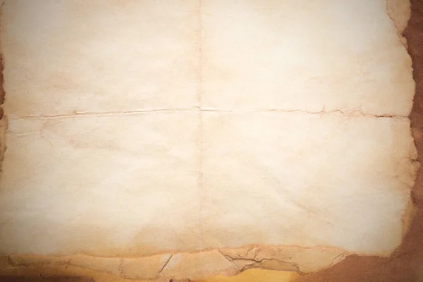 Aged Paper Sheet Blank Old Background Dust Dirty Stains Vintage — Stok fotoğraf