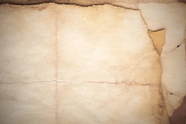 Aged Paper Sheet Blank Old Background Dust Dirty Stains Vintage — ストック写真