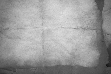 Eski kağıt çarşaf. Toz ve kirli lekelerle dolu boş bir arka plan. Eski ve antika sanat konsepti. Ayrıntılı yakın çekim stüdyo çekimi. Ön manzara. Ayarlanmış