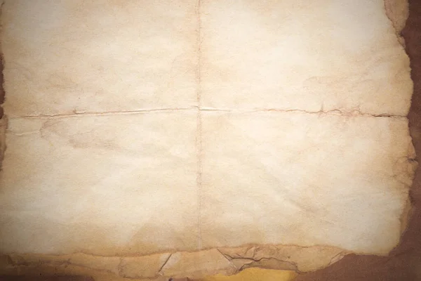 Aged Paper Sheet Blank Old Background Dust Dirty Stains Vintage — Stok fotoğraf