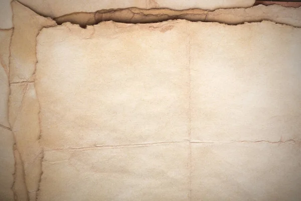 Aged Paper Sheet Blank Old Background Dust Dirty Stains Vintage — 图库照片