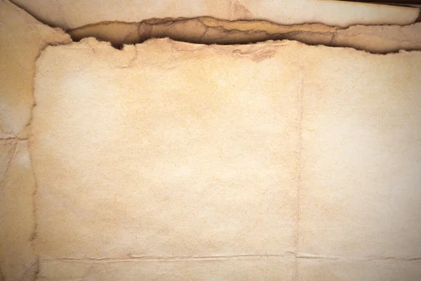 Aged Paper Sheet Blank Old Background Dust Dirty Stains Vintage — 图库照片