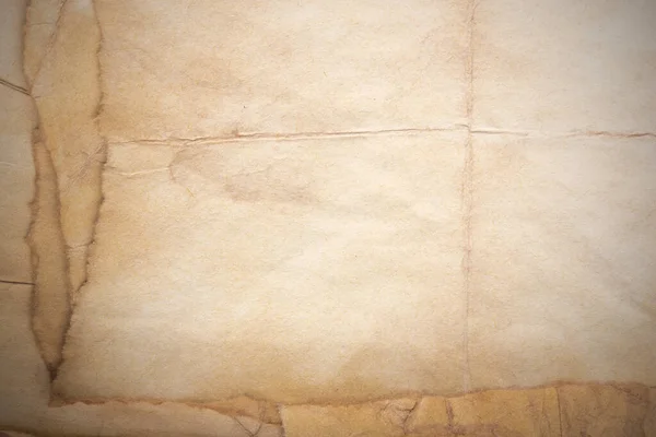 Aged Paper Sheet Blank Old Background Dust Dirty Stains Vintage — 스톡 사진