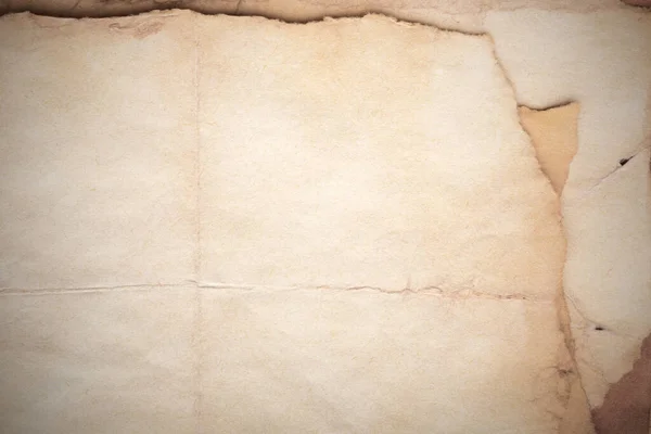 Aged Paper Sheet Blank Old Background Dust Dirty Stains Vintage — ストック写真