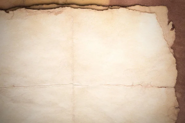 Aged Paper Sheet Blank Old Background Dust Dirty Stains Vintage — Stok fotoğraf