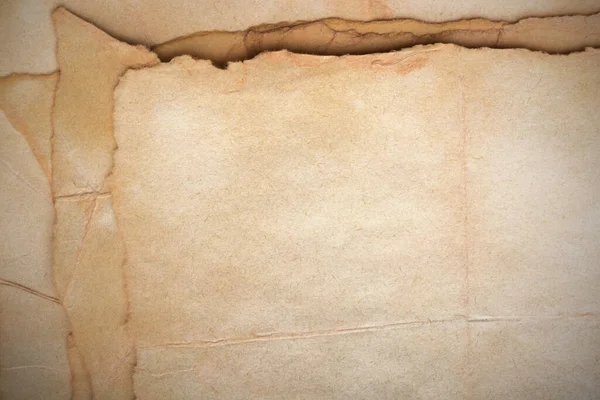 Aged Paper Sheet Blank Old Background Dust Dirty Stains Vintage — 스톡 사진