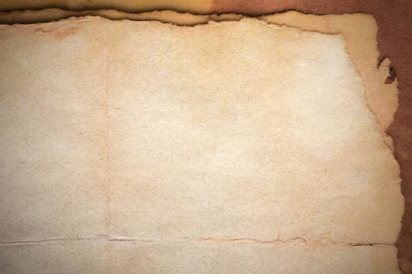 Aged Paper Sheet Blank Old Background Dust Dirty Stains Vintage — 图库照片