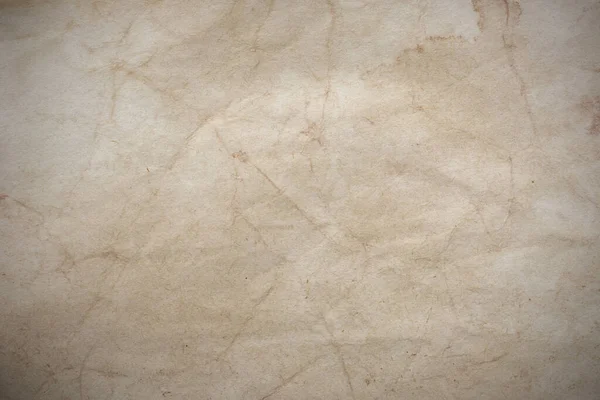 Aged Paper Sheet Blank Old Background Dust Dirty Stains Vintage — Stockfoto