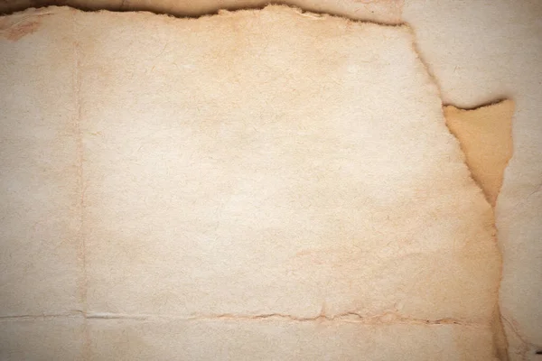 Aged Paper Sheet Blank Old Background Dust Dirty Stains Vintage — Stok fotoğraf