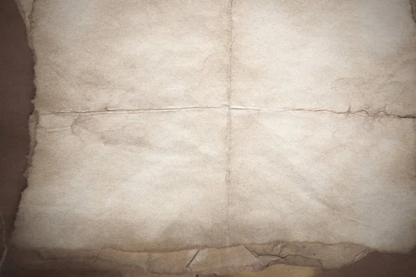 Aged Paper Sheet Blank Old Background Dust Dirty Stains Vintage — Stok fotoğraf