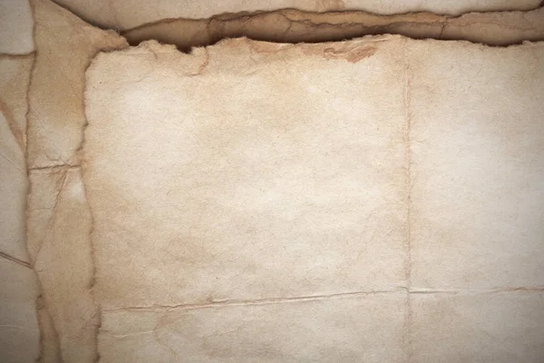 Aged Paper Sheet Blank Old Background Dust Dirty Stains Vintage — 스톡 사진