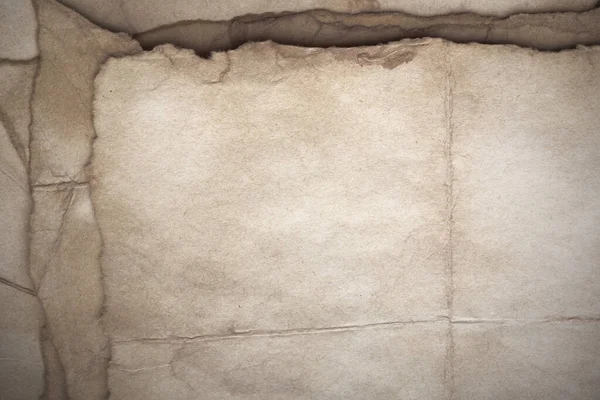 Aged Paper Sheet Blank Old Background Dust Dirty Stains Vintage — 스톡 사진