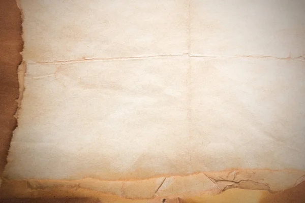 Aged Paper Sheet Blank Old Background Dust Dirty Stains Vintage — 图库照片