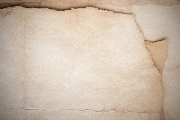 Aged Paper Sheet Blank Old Background Dust Dirty Stains Vintage — 图库照片