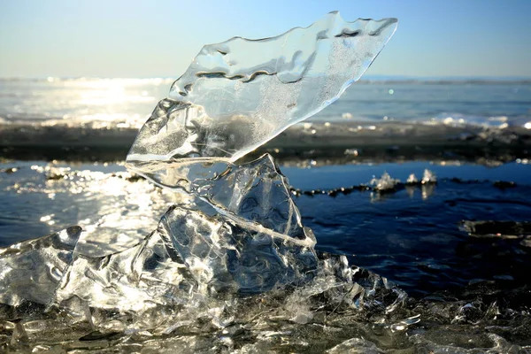 겨울에 호수 바이칼. — 스톡 사진