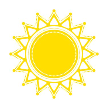 Dekoratif güneş. Simge shrovetide. 