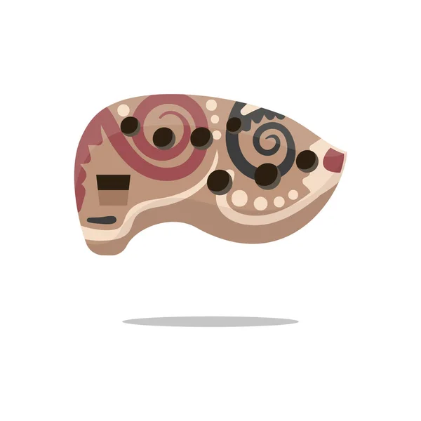 Ocarina sembolü. Müzik enstrümanı