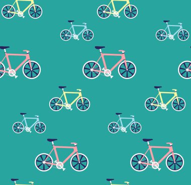 Renk bisiklet ile Seamless Modeli