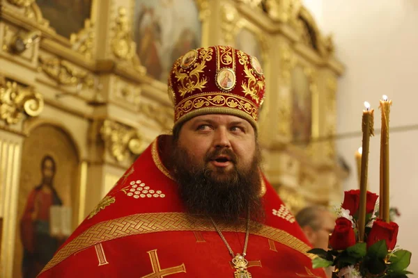 Belarús Ciudad Gomel Celebrando Fiesta Iglesia Pascua Monasterio San Nicolás — Foto de Stock