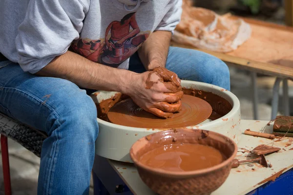 Pottery Made Clay — Stock Photo, Image