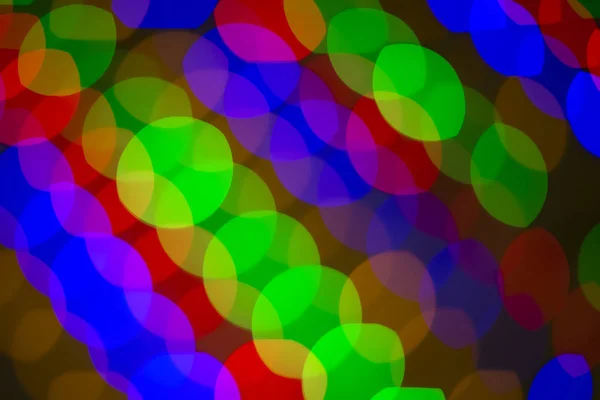 Multicolored Bokeh Diagonal — Stock Photo, Image