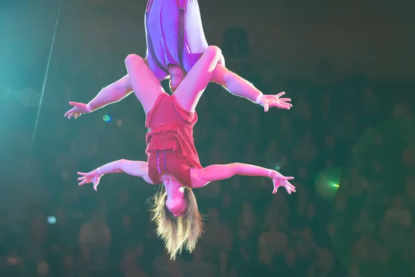 Belarus Gomel 1Er Avril 2018 Gomel State Circus Performance Équipe — Photo