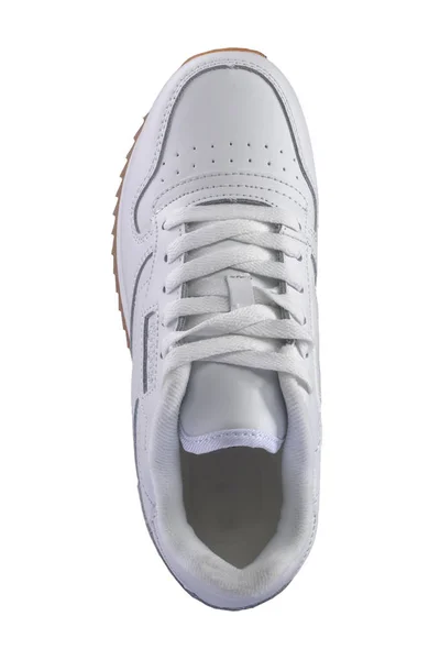 运动鞋 白色背景的白色运动鞋 — 图库照片
