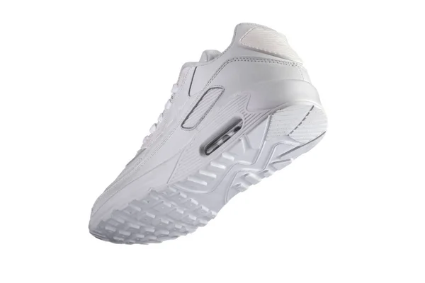 Sport Shoes White Sneaker White Background — 스톡 사진