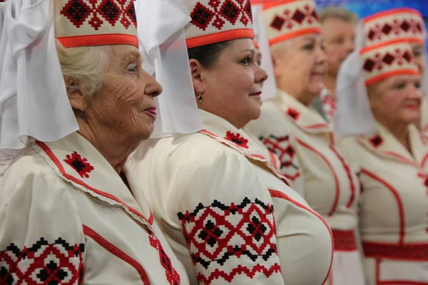 Belarus Cidade Gomil Novembro 2018 Casa Dos Reformados Velhas Eslavas — Fotografia de Stock