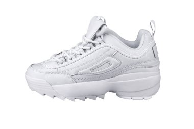 White sneaker on a white background.Sports shoes. clipart