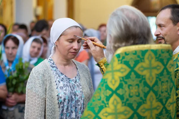 Білорусь Місто Гоміль Квітня 2018 Року Міська Церква Palm Sunday — стокове фото