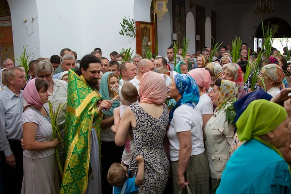 Fehéroroszország Gomil Városa 2018 Április Városi Templom Áldozási Szertartás Ortodox — Stock Fotó